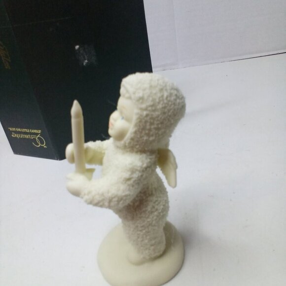Department 56 Winter Tales Snowbabies Just One Little Candle Figurine Christmas - Picture 5 of 12